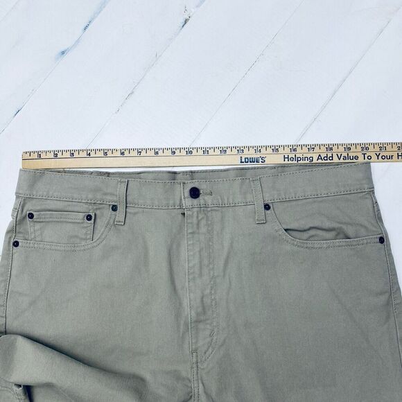 Levi's 502 All Seasons Men's Khaki Tan Regular Tapered Fit Chino Tag 40x30 - Picture 10 of 14